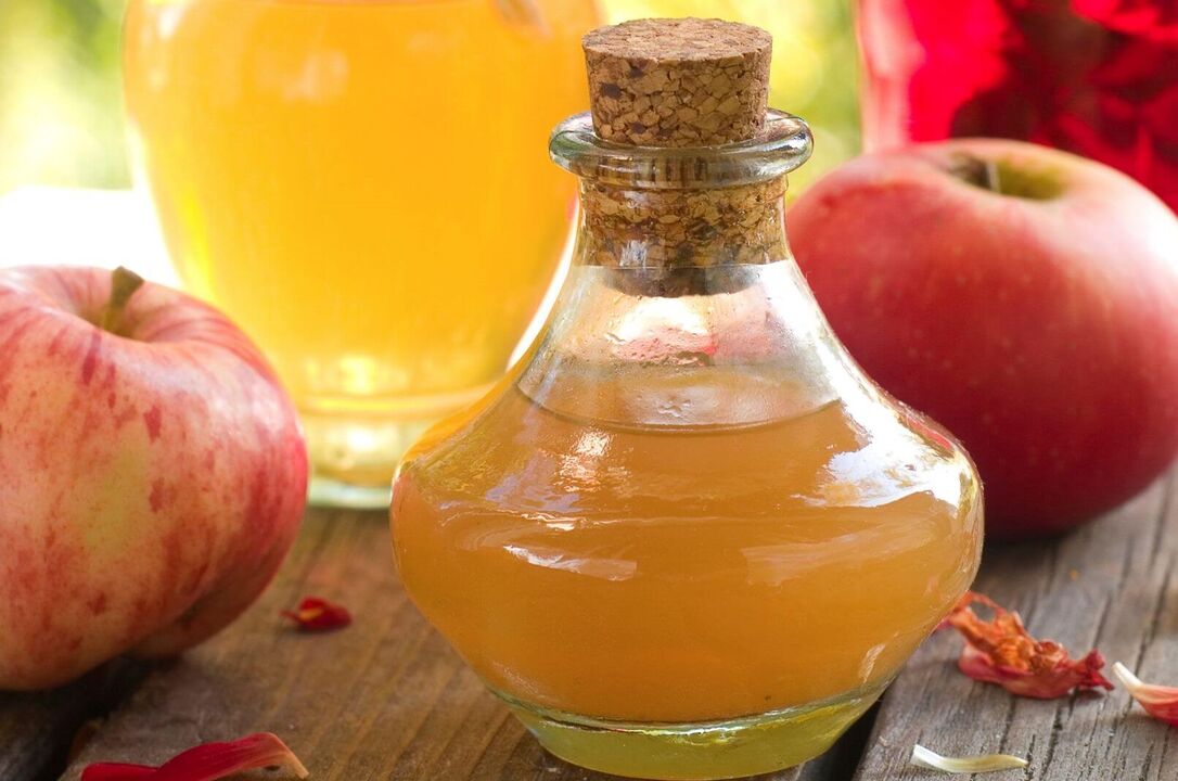 น้ำส้มสายชูหมักจากแอปเปิลสำหรับติ่งเนื้องอก